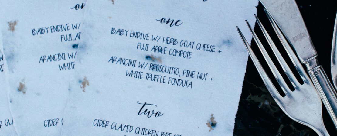 Menu Menus – Restaurants